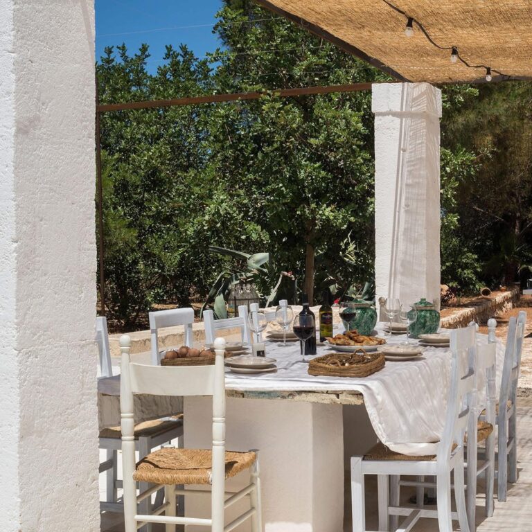 Typical dinner in Masseria